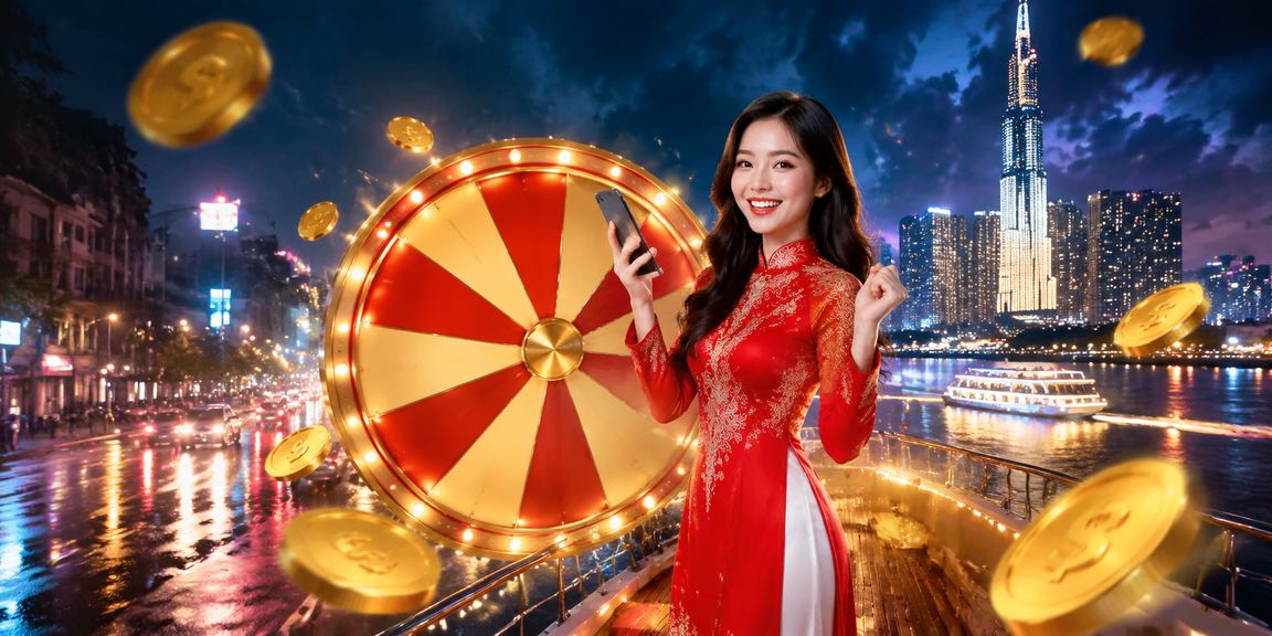 Người dùng tại TP. Hồ Chí Minh thực hiện giao dịch nạp tiền cá cược trong lễ hội áo dài